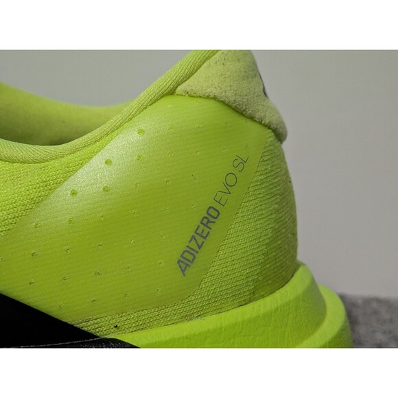 Adidas Adizero EVO SL Running Shoes Mens 10.5 Lucid Lemon - Picture 15 of 16